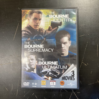 Bourne trilogia 3DVD (VG+/M-) -toiminta-